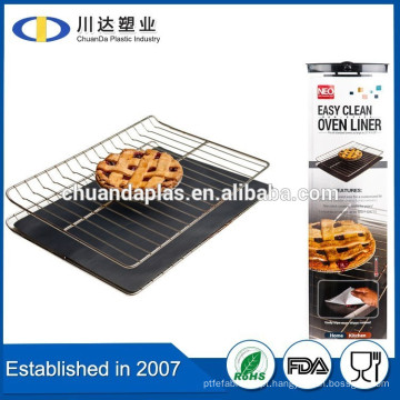 China fabricante ptfe reutilizáveis ​​não-stick forno liner bandeja liner forro de microondas